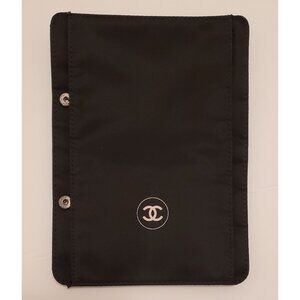 Chanel Logo Make-up Brush Sleeve Black